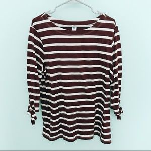 Old Navy Striped 3/4 Sleeve